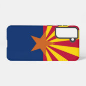 Samsung Galaxy S21 Case Flag von Arizona, USA. Hülle (Rückseite (Horizontal))