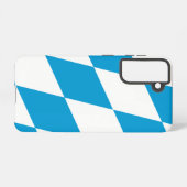 Samsung Galaxy S21 Case Flag von Bayern Hülle (Rückseite (Horizontal))