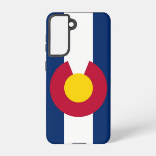 Samsung Galaxy S21 Case Flag von Colorado U.S.A. Hülle