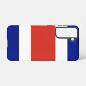 Samsung Galaxy S21 Case Flag von Costa Rica Samsung Galaxy Hülle (Rückseite (Horizontal))