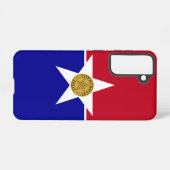 Samsung Galaxy S21 Case Flag von Dallas, Texas Hülle (Rückseite (Horizontal))