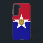 Samsung Galaxy S21 Case Flag von Dallas, Texas Samsung Galaxy Hülle<br><div class="desc">Eleganter und stilvoller Samsung Galaxy S21 Fall mit Flag von Dallas,  Texas Staat,  USA. Dieses Produkt ist anpassbar.</div>
