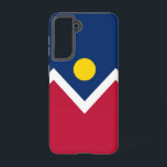 Samsung Galaxy S21 Case Flag von Denver, USA. Samsung Galaxy Hülle<br><div class="desc">Mit dem exklusiven Cover der Flagge Denvers verwandeln Sie Ihre Samsung Galaxy S21 in ein Symbol des Denver-Stolzes! Mit Präzision und Liebe zum Detail, dieses Handy Cover zelebriert den pulsierenden Geist und kulturellen Erbe von Denver. Ob Sie nun Ihre Liebe für Denver zeigen, an einen besondere Anlass erinnern oder einfach...</div>