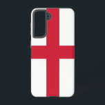 Samsung Galaxy S21 Case Flag von England Samsung Galaxy Hülle<br><div class="desc">Die Samsung S21 Digitalkamera ist mit der neuen Samsung SGH-X50 ausgestattet, die sich durch ihre kompakte Bauweise und die elegante Optik auszeichnet. Dieser Fall wurde mit viel Liebe zum Detail gestaltet und zeigt stolz das ikonische St. George's Cross auf einem weißen Hintergrund und symbolisiert Englands Geschichte, Tradition und Nationalstolz. Egal,...</div>