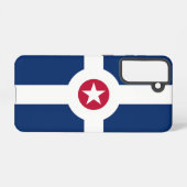 Samsung Galaxy S21 Case Flag von Indianapolis, USA Hülle (Rückseite (Horizontal))