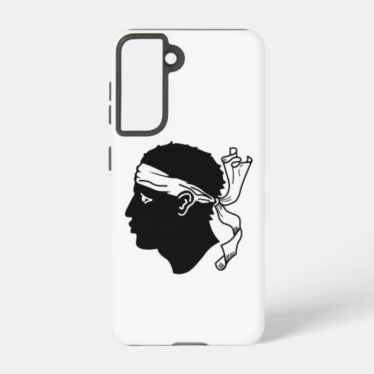 Samsung Galaxy S21 Case Flag von Korsika, Frankrei Hülle (Rückseite)