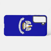 Samsung Galaxy S21 Case Flag von Louisiana, USA Hülle (Rückseite (Horizontal))