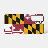 Samsung Galaxy S21 Case Flag von Maryland, USA Hülle (Rückseite (Horizontal))