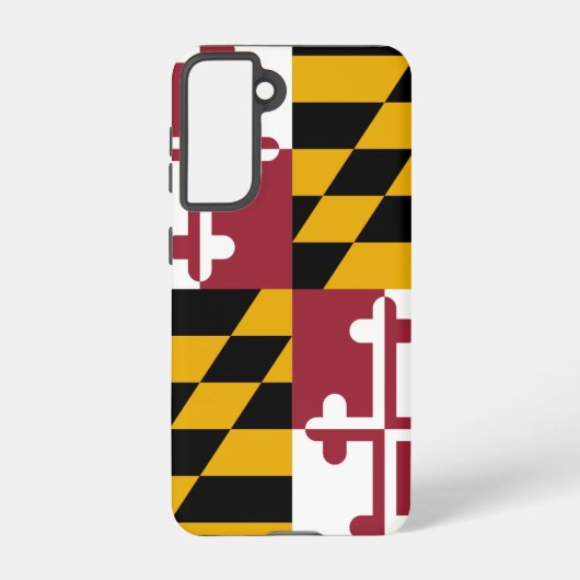 Samsung Galaxy S21 Case Flag von Maryland, USA Samsung Galaxy Hülle (Rückseite)