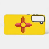 Samsung Galaxy S21 Case Flag von New Mexico Hülle (Rückseite (Horizontal))