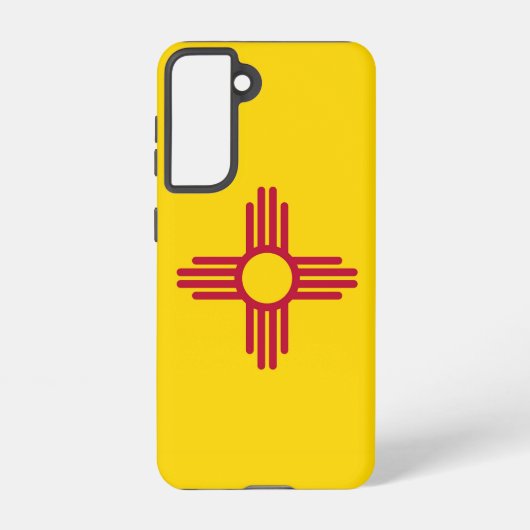 Samsung Galaxy S21 Case Flag von New Mexico Samsung Galaxy Hülle (Rückseite)