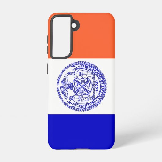 Samsung Galaxy S21 Case Flag von New York City Hülle (Rückseite)