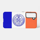 Samsung Galaxy S21 Case Flag von New York City Hülle (Rückseite (Horizontal))