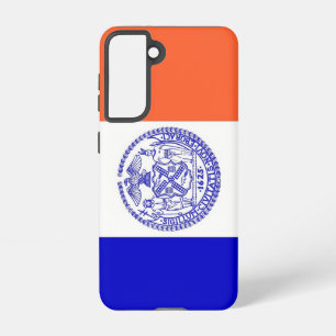 Samsung Galaxy S21 Case Flag von New York City Samsung Galaxy Hülle