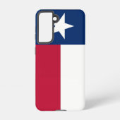 Samsung Galaxy S21 Case Flag von Texas Samsung Galaxy Hülle (Rückseite)