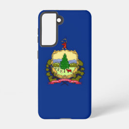 Samsung Galaxy S21 Case Flag von Vermont Hülle