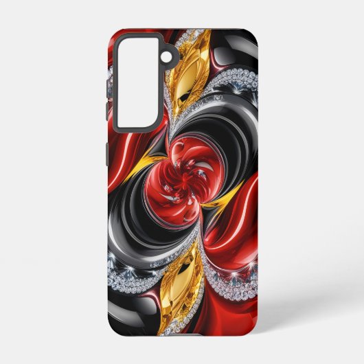 Samsung Galaxy S21 Case German Colors Hülle (Rückseite)