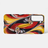 Samsung Galaxy S21 Fall Belgische Farben Hülle (Rückseite (Horizontal))