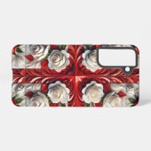 Samsung Galaxy S21 Fall Englisch Rose Hülle (Rückseite (Horizontal))