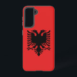 Samsung Galaxy S21 Fall Flag Albanien Samsung Galaxy Hülle<br><div class="desc">Mit unserer exklusiven Telefonabdeckung unter der Flagge Albaniens verwandeln Sie Ihre Samsung Galaxy S21 in ein Symbol albanischen Stolzes! Diese Handy-Cover, die mit Präzision und Liebe zum Detail gestaltet wurde, ist mehr als nur ein schützendes Accessoire; sie ist eine Hommage an das albanische Erbe und die nationale Identität. Das Design...</div>