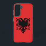 Samsung Galaxy S21 Fall Flag Albanien Samsung Galaxy Hülle<br><div class="desc">Mit unserer exklusiven Telefonabdeckung unter der Flagge Albaniens verwandeln Sie Ihre Samsung Galaxy S21 in ein Symbol albanischen Stolzes! Diese Handy-Cover, die mit Präzision und Liebe zum Detail gestaltet wurde, ist mehr als nur ein schützendes Accessoire; sie ist eine Hommage an das albanische Erbe und die nationale Identität. Das Design...</div>