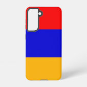 Samsung Galaxy S21 Fall Flag Armenien Samsung Galaxy Hülle (Rückseite)