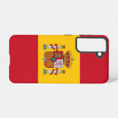 Samsung Galaxy S21 Fall Flag Spanien Samsung Galaxy Hülle (Rückseite (Horizontal))