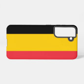 Samsung Galaxy S21 Fall Flag von Belgien Samsung Galaxy Hülle (Rückseite (Horizontal))