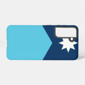 Samsung Galaxy S21 Fall Flag von Minnesota Hülle (Rückseite (Horizontal))