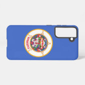 Samsung Galaxy S21 Fall Flag von Minnesota Samsung Galaxy Hülle (Rückseite (Horizontal))