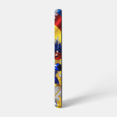 Samsung Galaxy S21 Fall Rumänische Farben Hülle (Linke Seite)