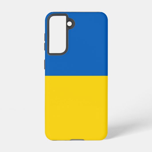 Samsung Galaxy S21 Fallflagge der Ukraine Hülle (Rückseite)