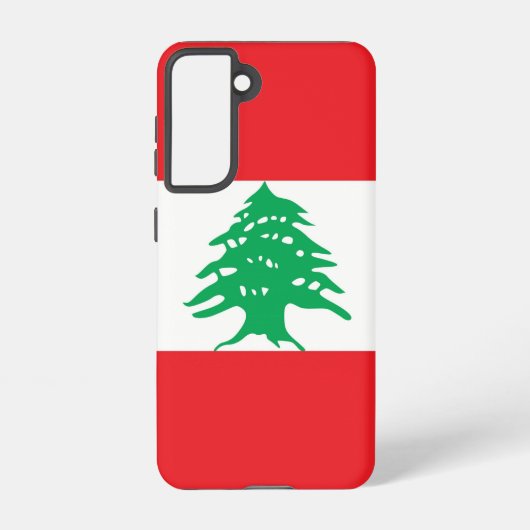 Samsung Galaxy S21 Fallflagge des Libanon Hülle (Rückseite)