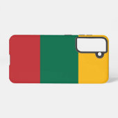 Samsung Galaxy S21 - Fallflagge in Litauen Hülle (Rückseite (Horizontal))