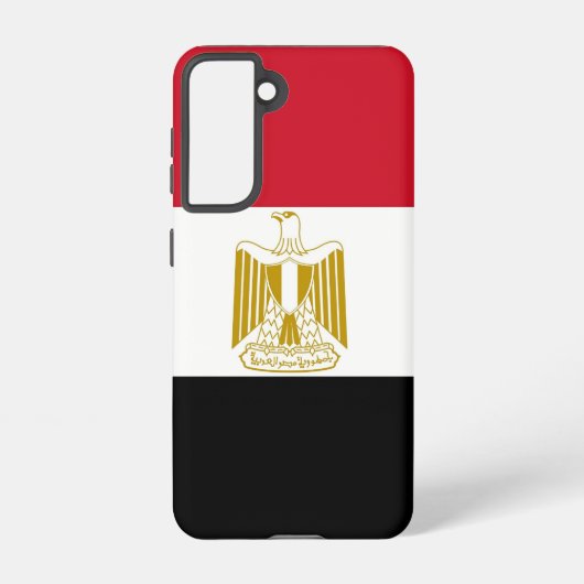 Samsung Galaxy S21 Fallflagge von Ägypten Samsung Galaxy Hülle (Rückseite)