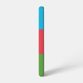 Samsung Galaxy S21 Fallflagge von Aserbaidschan Hülle (Linke Seite)