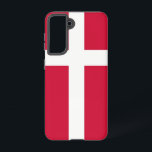 Samsung Galaxy S21 Fallflagge von Dänemark Hülle<br><div class="desc">Mit unserem exklusiven Handy-Cover mit der Flagge Dänemarks können Sie Ihre Samsung Galaxy S21 noch weiter verbessern! Dieses Handy wurde mit viel Liebe zum Detail entworfen und präsentiert stolz das ikonische Design der dänischen Flagge mit einem roten Hintergrund mit einem weißen skandinavischen Kreuz. Dieses Design symbolisiert Dänemarks reiche Geschichte, sein...</div>