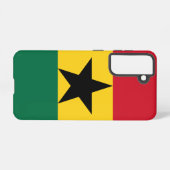 Samsung Galaxy S21 Fallflagge von Ghana Hülle (Rückseite (Horizontal))