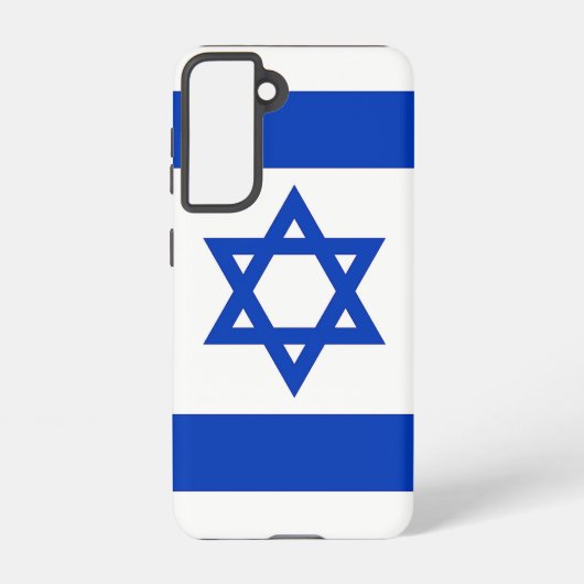 Samsung Galaxy S21 Fallflagge von Israel Hülle (Rückseite)