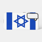 Samsung Galaxy S21 Fallflagge von Israel Hülle (Rückseite (Horizontal))