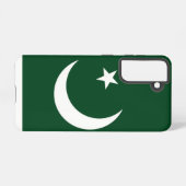 Samsung Galaxy S21 Fallflagge von Pakistan Samsung Galaxy Hülle (Rückseite (Horizontal))