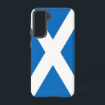 Samsung Galaxy S21 Fallflagge von Schottland Hülle<br><div class="desc">Mit dem Samsung SGH-X500 präsentiert Samsung das neue Samsung SGH-X500 Digitalkamera-Modell mit einer Auflösung von 12, 5 Megapixeln. Dieser Fall wurde mit großer Sorgfalt erstellt und ehrt Schottlands reiches kulturelles Erbe. Das Design besticht durch den ikonisch blauen Hintergrund mit dem weißen Andreaskreuz, das die Geschichte und Identität der Nation symbolisiert....</div>