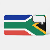Samsung Galaxy S21 Fallflagge von Südafrika Hülle (Rückseite (Horizontal))