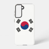 Samsung Galaxy S21 Fallflagge von Südkorea Samsung Galaxy Hülle (Rückseite)