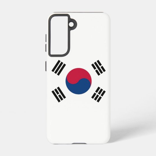 Samsung Galaxy S21 Fallflagge von Südkorea Samsung Galaxy Hülle (Rückseite)