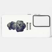 Samsung Galaxy s21 Gehäuse Bossy Boots Design Hülle (Linke Seite)