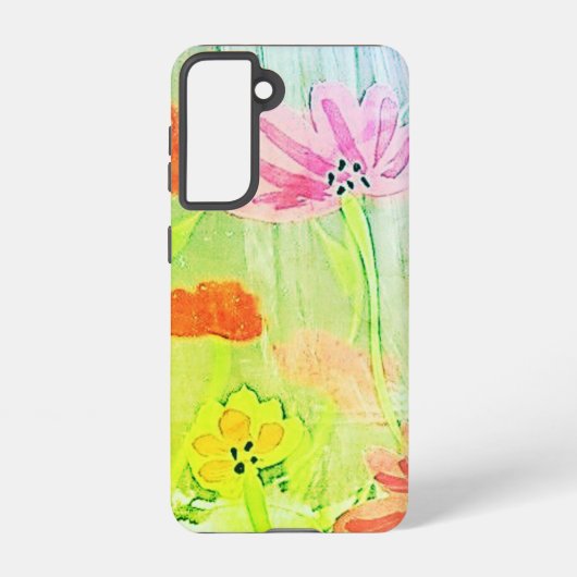 SAMSUNG GALAXY S21 Phone Case BLUME STYLE DESIGN Hülle (Rückseite)