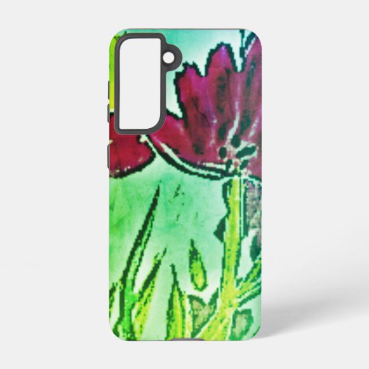 SAMSUNG GALAXY S21 Phone Case BLUME STYLE DESIGN Hülle (Rückseite)