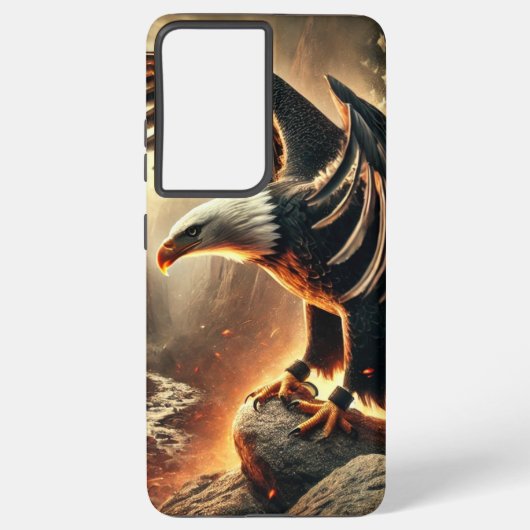 Samsung Galaxy S21 Plus Case American Eagle Hülle (Rückseite)