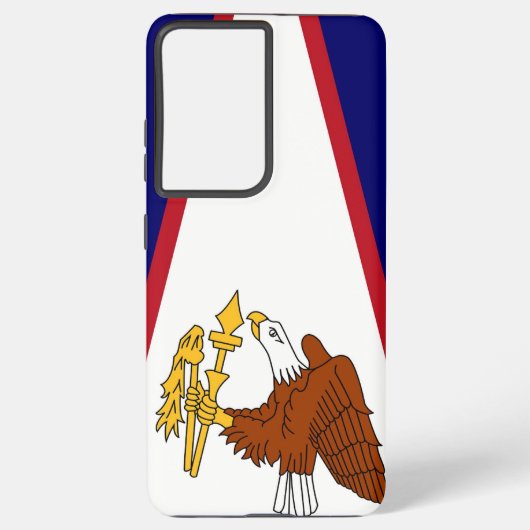 Samsung Galaxy S21 Plus Case American Samoa Flagge Hülle (Rückseite)
